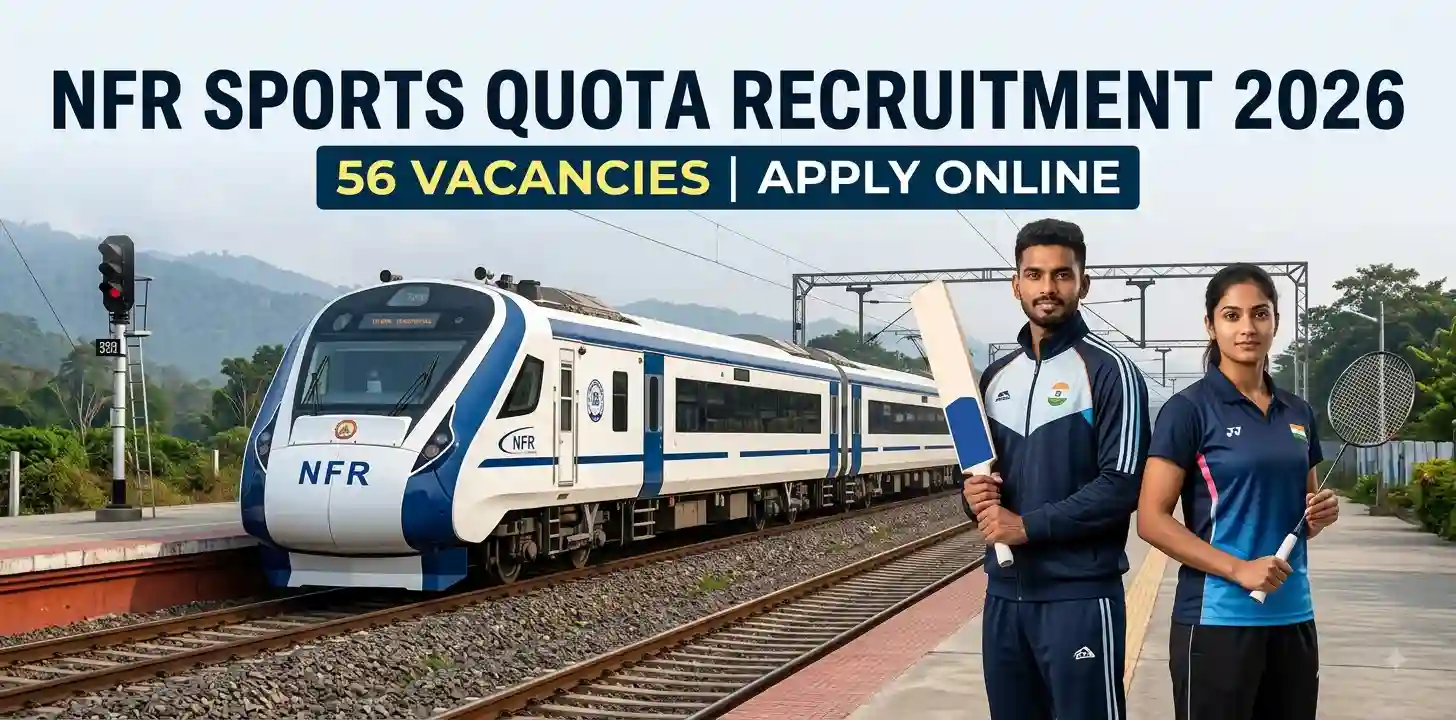Northeast Frontier Railway (NFR) Sports Quota Recruitment 2026