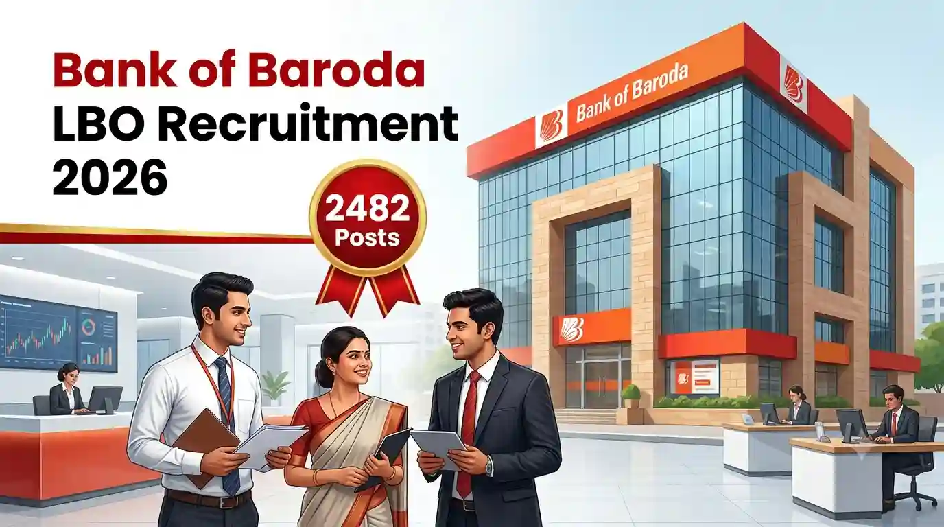 Bank of Baroda LBO Recruitment 2026 – 2482 Local Bank Officer Vacancy, Online Apply