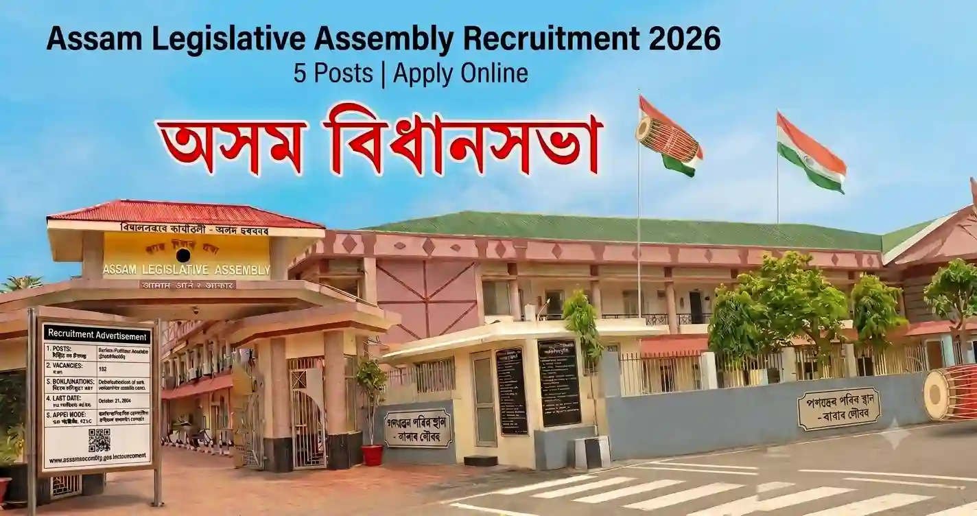 Assam Legislative Assembly Secretariat Recruitment 2026 – Hindi Reporter, Hindi Translator and other Vacancies