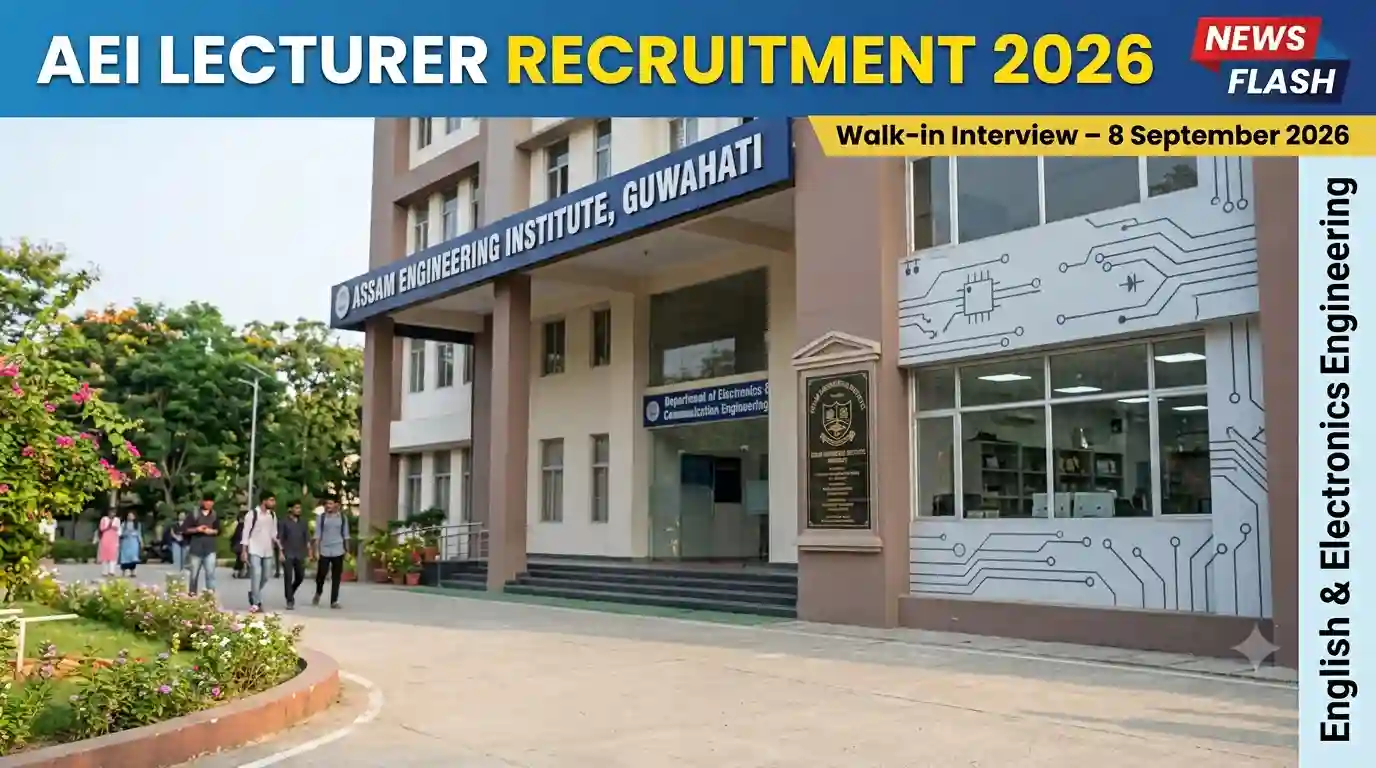 Assam Engineering Institute Lecturer Recruitment 2026 – Walk-in Interview