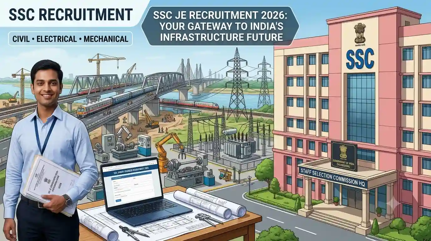 SSC JE Recruitment 2026: 1,748 Junior Engineer Posts – Apply Online