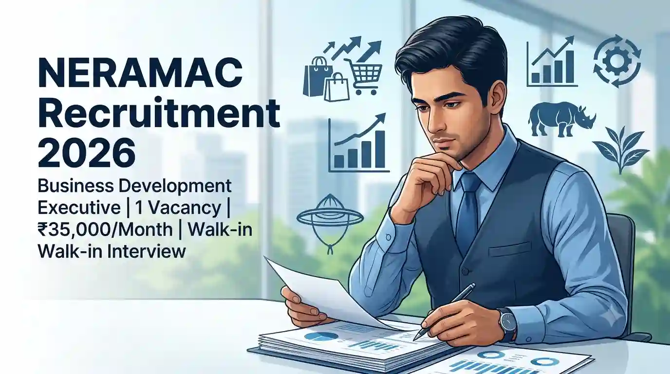 NERAMAC Recruitment 2026 – Business Development Executive, Walk-in Interview