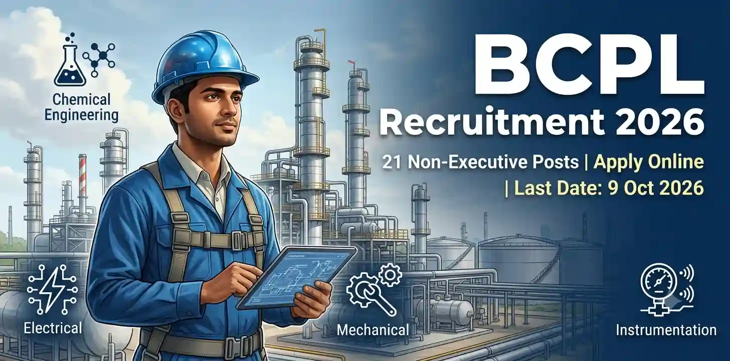 BCPL Recruitment 2026 – 21 Non-Executive Posts, Apply Online