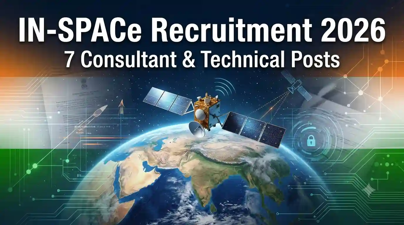 IN-SPACe Recruitment 2026 – Apply Online for 7 Consultant & Technical Posts