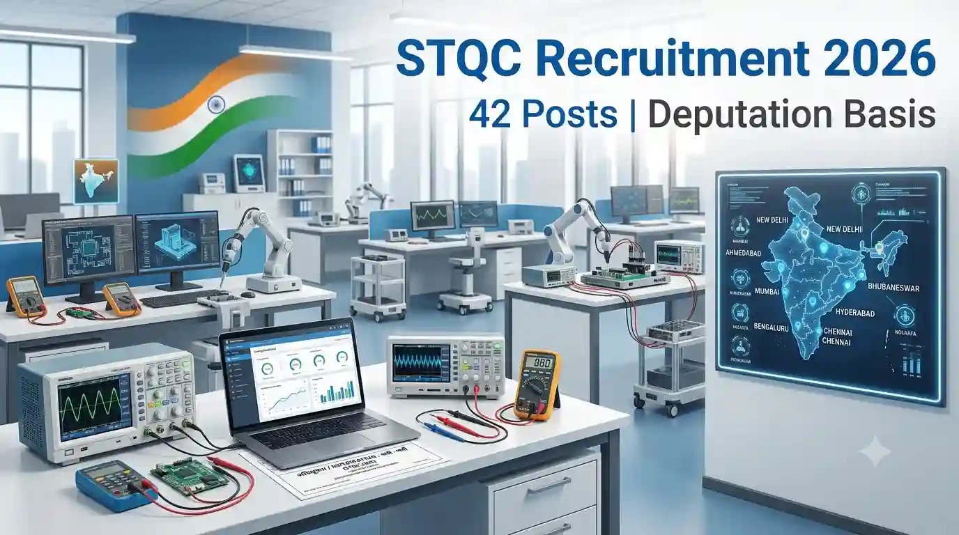 STQC Recruitment 2026: 42 Vacancies, Apply for Assistant Section Officer, Personal Assistant & Other Posts