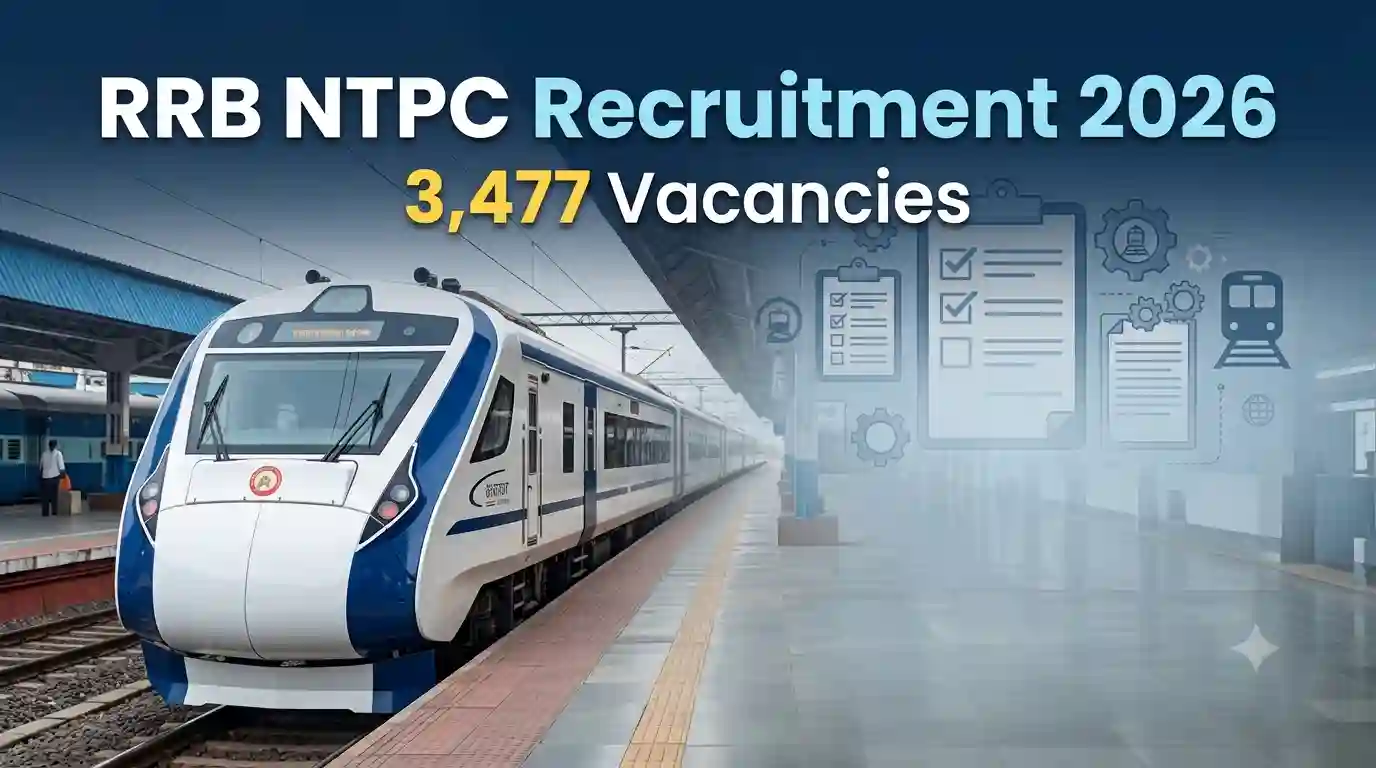 RRB NTPC Graduate Recruitment 2026 – Apply Online for 3,477 Vacancies