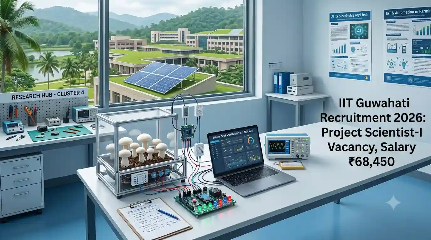 IIT Guwahati Recruitment 2026: Project Scientist-I Vacancy, Salary ₹68,450