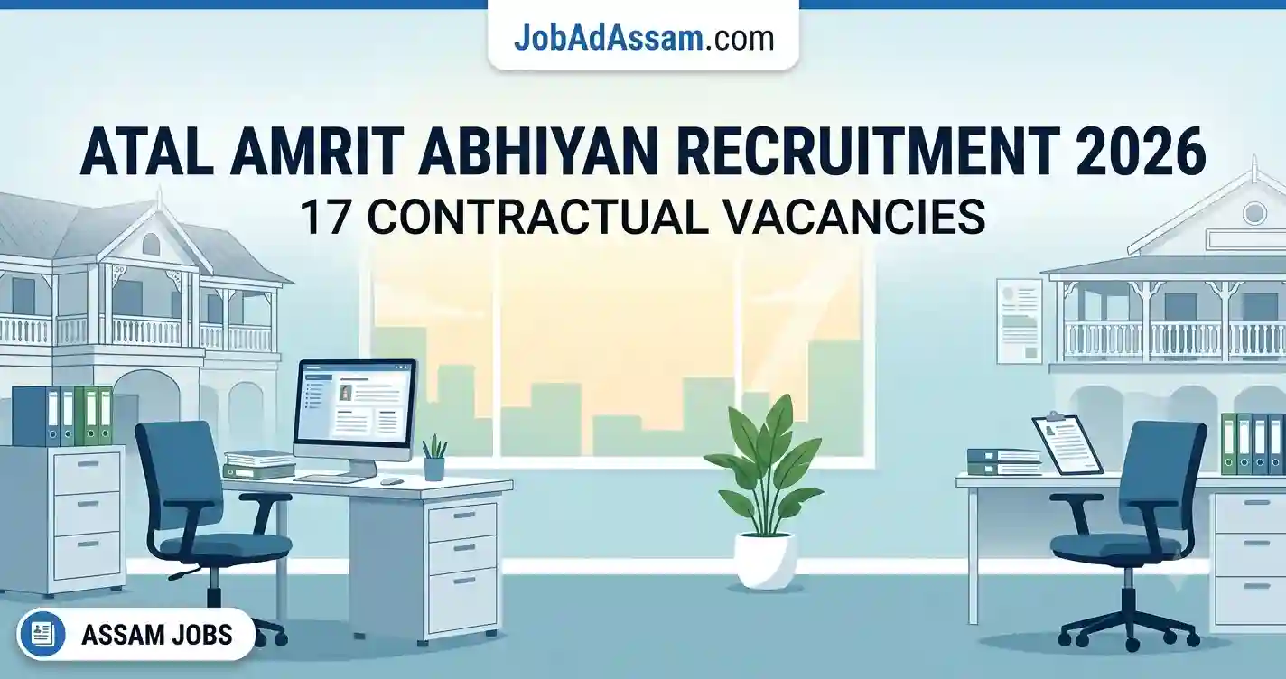 Atal Amrit Abhiyan Society Recruitment 2026: Apply Online for 17 Vacancies in Assam
