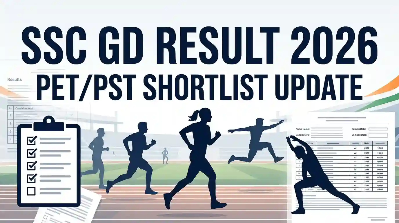 SSC GD Result 2026: PET/PST Shortlist PDF, Latest Update & How to Check