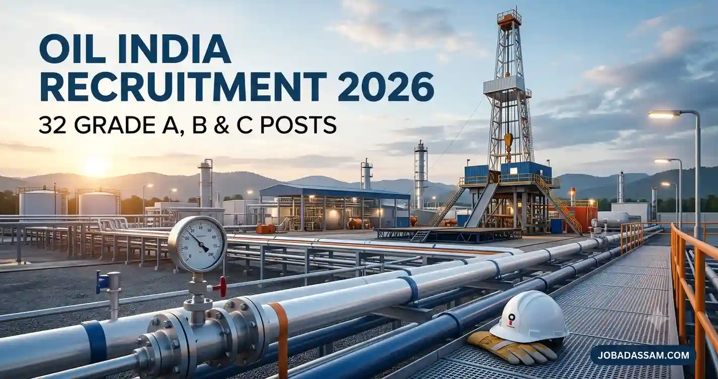 Oil India Limited Recruitment 2026: Apply for Grade A, B and C Officer Posts